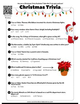 Brainy Blasts: Festive Trivia & Word Games