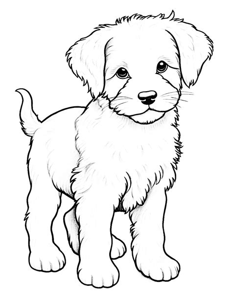 Breeds Galore: A World of Puppy Coloring Sheets by Type