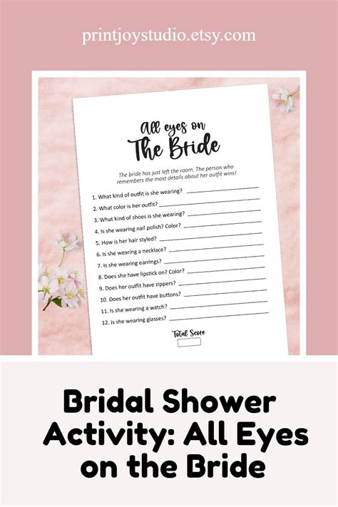 Bride-to-Be Spotlight: Fun Printable Games All About Her!