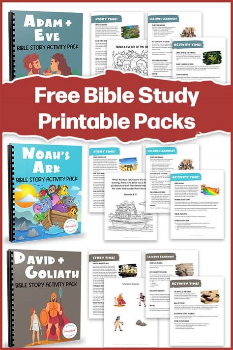 Bringing Scripture to Life: Printable Bible Crafts & Memory Aids