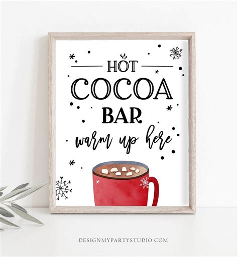 Budget-Friendly Brilliance: Free & Affordable Hot Cocoa Bar Sign Printables