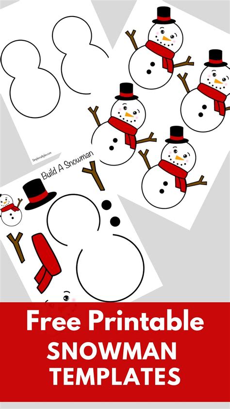 Budget-Friendly & Free Snowman Templates: Creativity Without the Cost