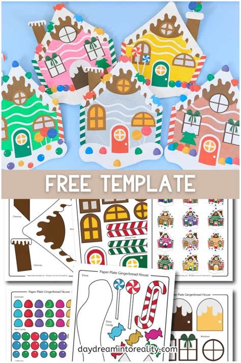 Building a Village: Printable Gingerbread House Accessories & Scenery