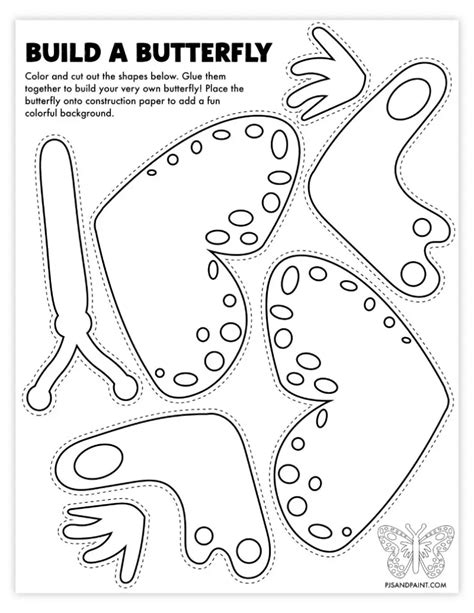 Butterfly Craft & Activity Sheet Printables Beyond Coloring