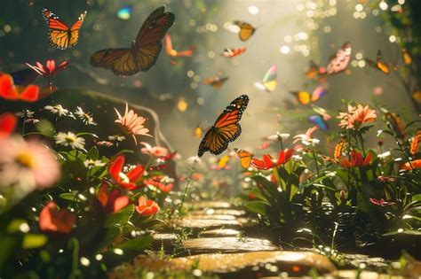 Butterfly Scenes & Gardens: Dive into a World of Fluttering Beauty