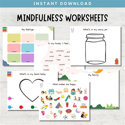 Calm & Collected: Mindfulness & Emotional Regulation Printables