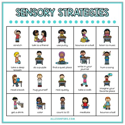 Calm & Comfort: Sensory & Coping Strategy Visuals