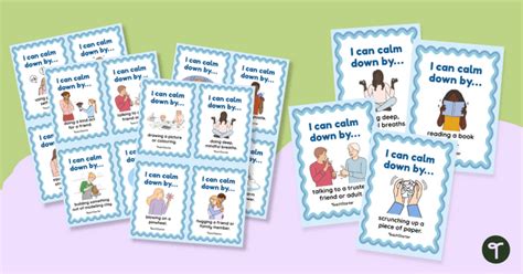 Calm-Down Strategies: Resource Cards & Toolkits
