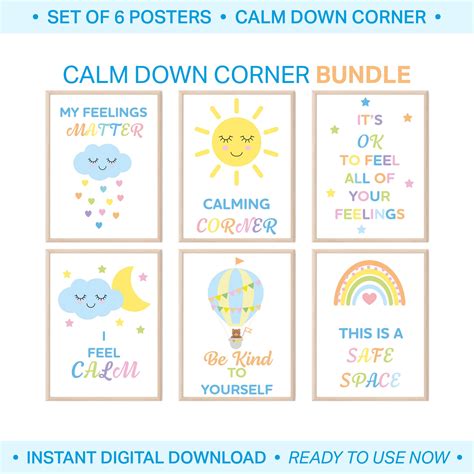 Calming Jitters: Countdown & Routine Helper Printables