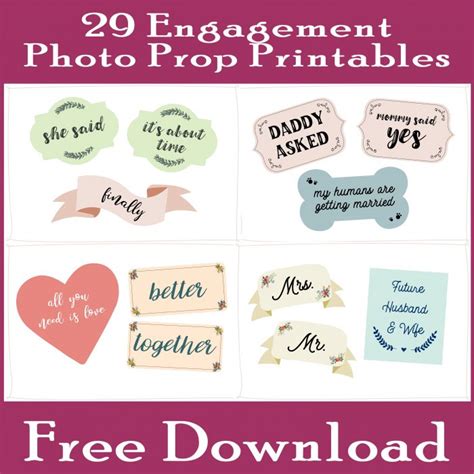 Capturing the Moment: Photo Prop Printables