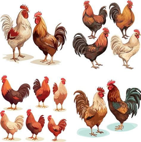 Category 3: Realistic & Detailed Roosters & Hens – For the Aspiring Avian Artist