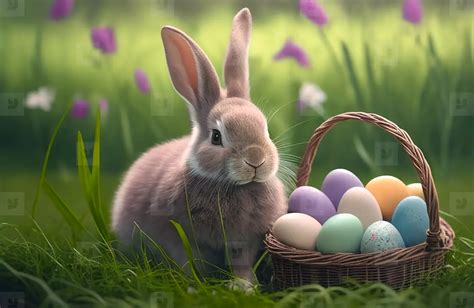 Category 8: Holiday-Themed Bunnies with Easter Eggs & Baskets