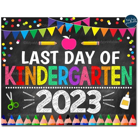 Celebrate in Style: Last Day of Kindergarten Party Printables