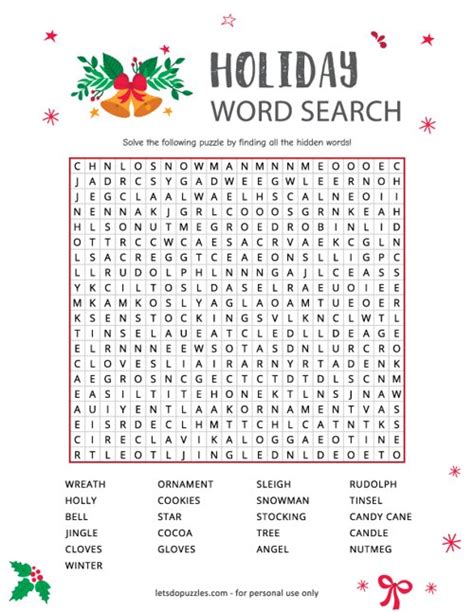 π§ Challenge Accepted: Advanced Holiday Word Searches