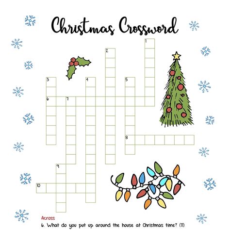 Challenge for the Wise Ones: Advanced Christmas Crosswords