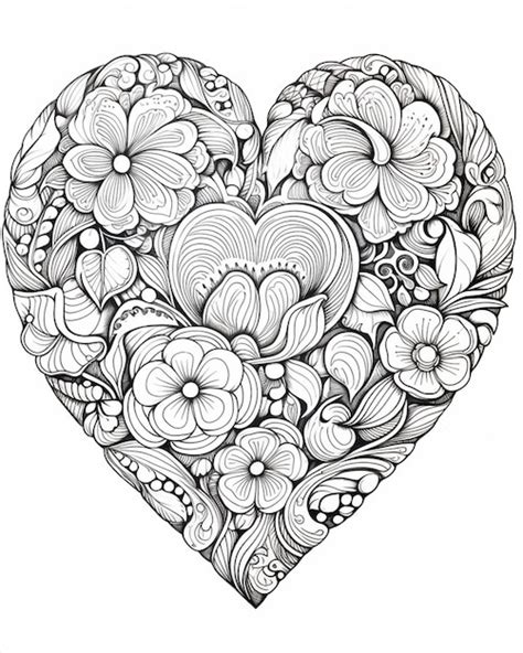 Challenging & Intricate Hearts: For the Coloring Enthusiast