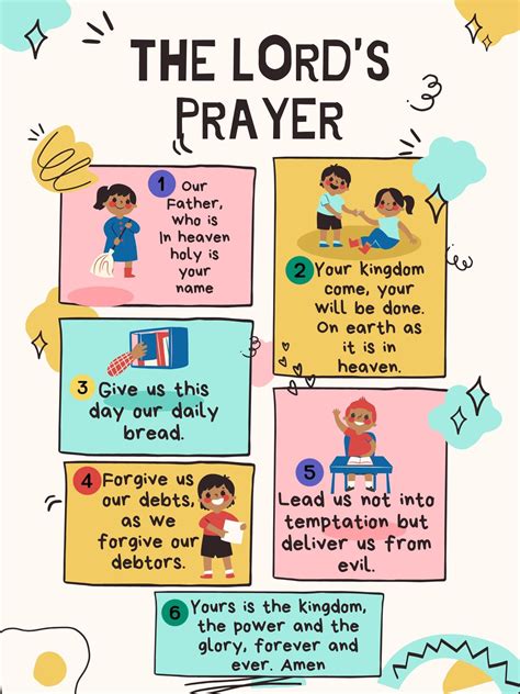 Child-Friendly & Educational Lord's Prayer Printables