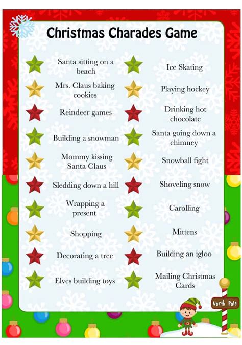 Christmas Charades Categories: Prompts for Every Holiday Spirit