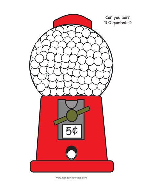 Classic Charm: Nostalgic Bubble Gum Machine Printables