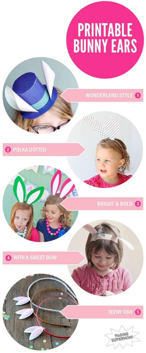 Classic & Cute Bunny Ears Printables