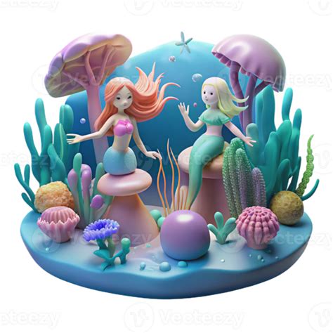 Classic & Serene Mermaids: Timeless Beauty