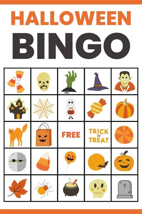 Classic Spooky Fun Bingo
