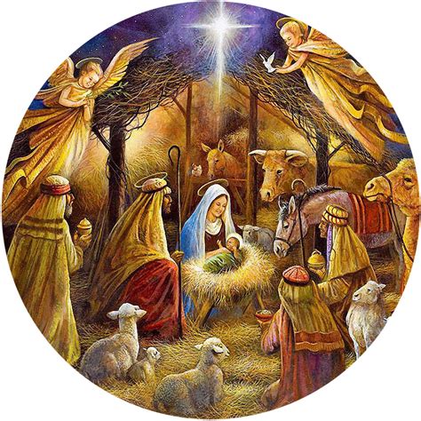 Classic & Traditional Printable Manger Scenes