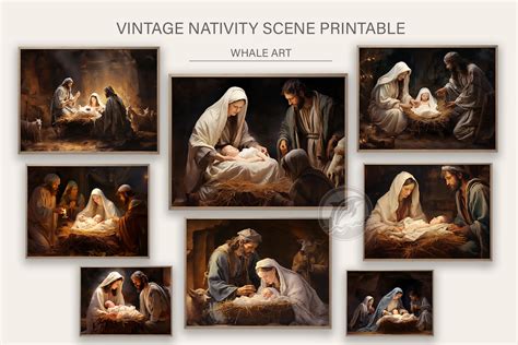 Classic & Traditional Printable Nativity Scenes: Timeless Beauty