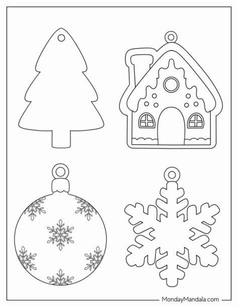 Classic & Traditional Printable Ornaments