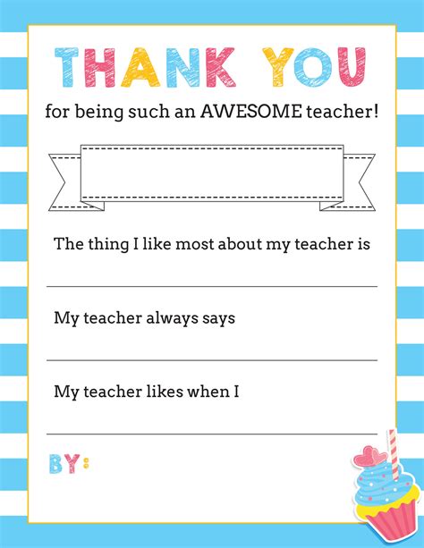 Classroom Decor & Thank You Printables