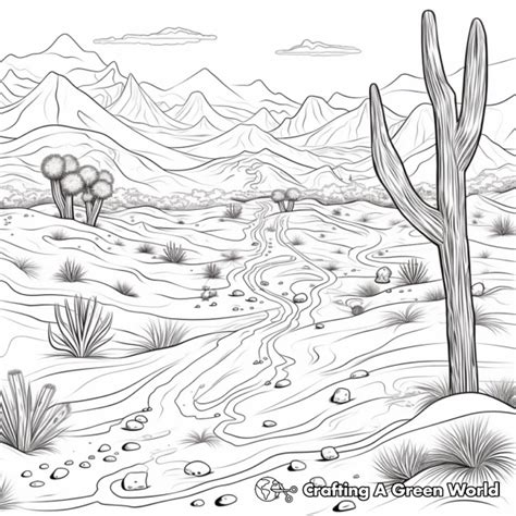 πͺ Colouring Pages: Bringing Desert Creatures to Life