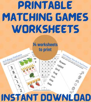 Common Pitfalls: What to AVOID When Creating/Using Printable Matching Games