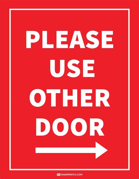 Common Pitfalls: What to AVOID When Designing Your "Other Door" Sign
