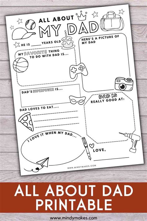 Common Pitfalls: What to AVOID When Filling Out Your 'All About Dad Printable'