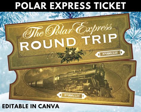 Common Pitfalls: What to AVOID When Printing Polar Express Tickets