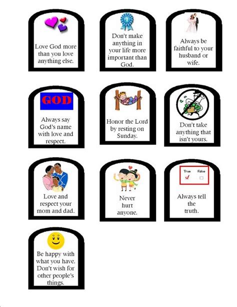 Common Pitfalls: What to AVOID When Using 10 Commandments Printables