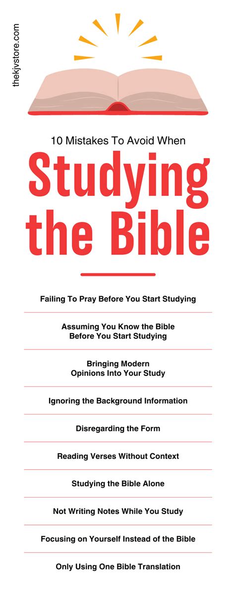 Common Pitfalls: What to AVOID When Using Bible Books Printables