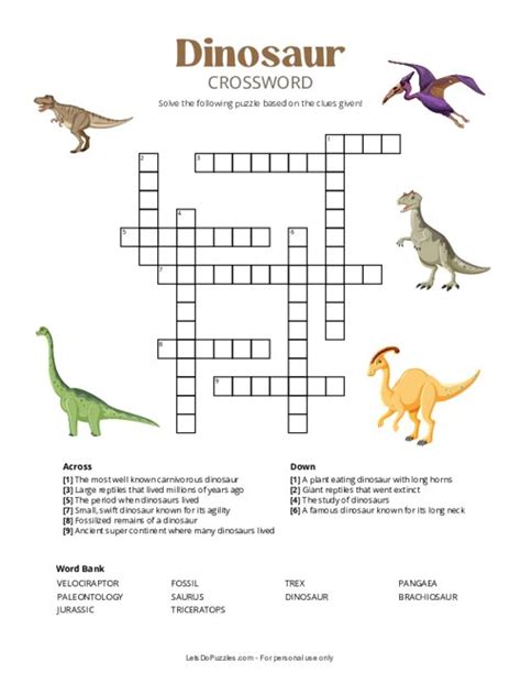 Common Pitfalls: What to AVOID When Using Dinosaur Crossword Printables