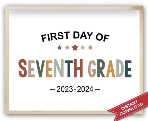 Common Pitfalls: What to AVOID When Using First Day of 7th Grade Printables