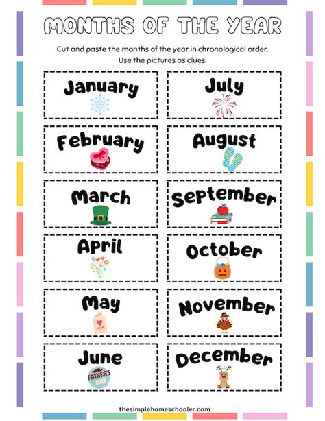 Common Pitfalls: What to AVOID When Using Months of the Year Printables