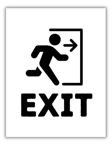Common Pitfalls: What to AVOID When Using Printable Exit Signs