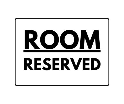 Common Pitfalls: What to AVOID When Using Printable Reserved Signs