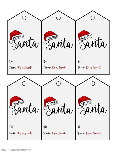 Common Pitfalls: What to AVOID When Using Printable Santa Tags