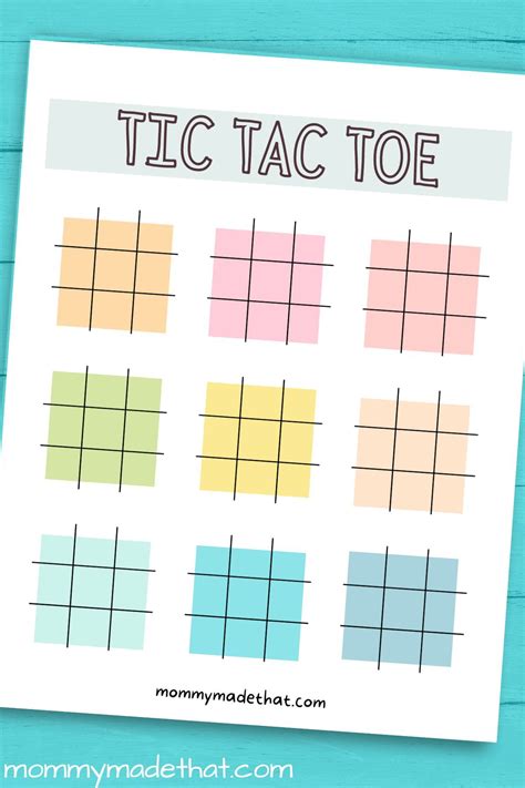 Common Pitfalls: What to AVOID When Using Printable Tic Tac Toe Boards