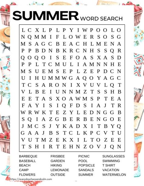 Common Pitfalls: What to AVOID When Using Summer Word Searches