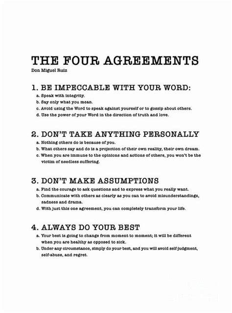 Common Pitfalls: What to AVOID When Using The Four Agreements Printables