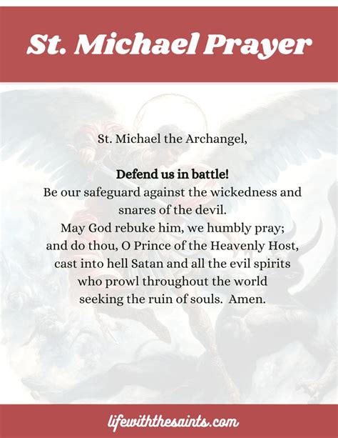 Common Pitfalls: What to AVOID When Using the St. Michael Prayer Printable
