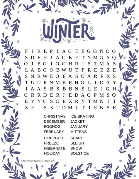 Common Pitfalls: What to AVOID When Using Winter Word Searches