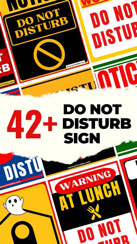 Common Pitfalls: What to AVOID When Using Your Do Not Disturb Sign