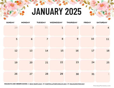 Common Pitfalls: What to AVOID When Using Your January 2025 Printable
